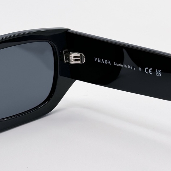 NEW PRADA PRA01S 1AB5S0 CAT EYE PRADA SUNGLASSES SPR A01 BLACK PR A01S - Picture 12 of 13